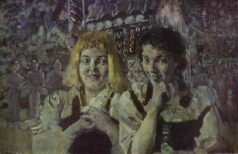 Hansel and Gretel by Mikhail Vrubel — Oil Painting Reproduction