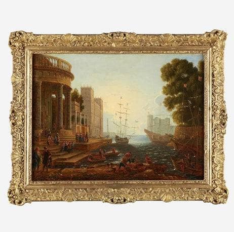 Harbor in Sunlight by Claude Lorrain — Oil Painting Reproduction