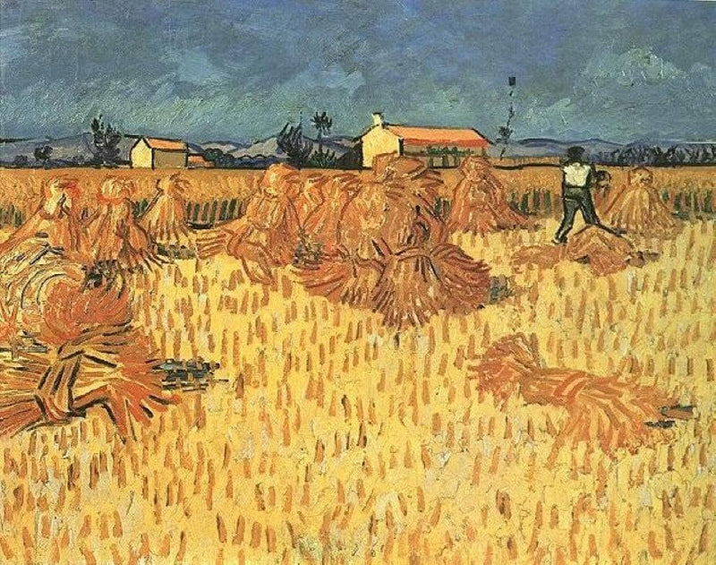 Harvest in Provence by Vincent van Gogh — Oil Painting Reproduction
