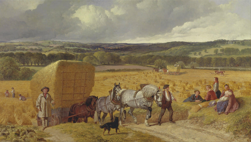 Harvest by John Frederick Herring Sr. — Oil Painting Reproduction