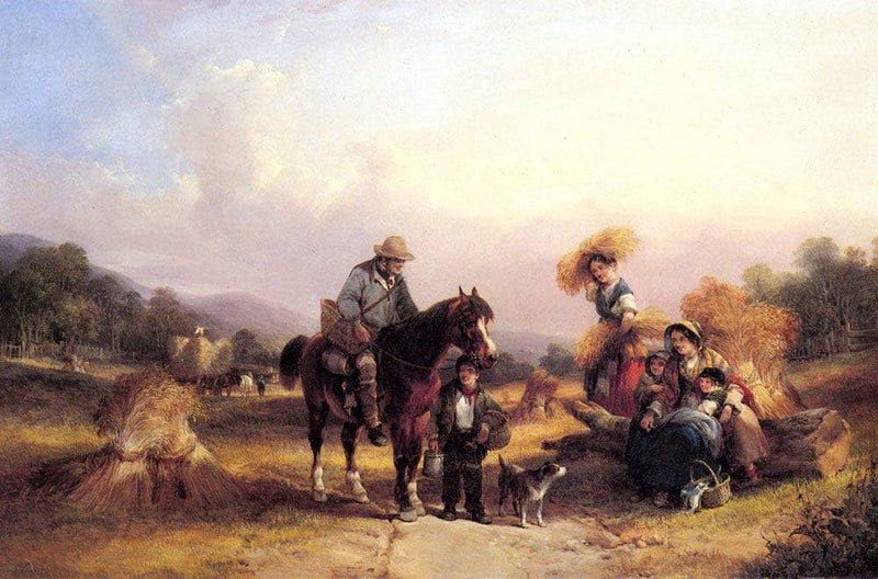 Harvesters Resting by William Shayer — Oil Painting Reproduction