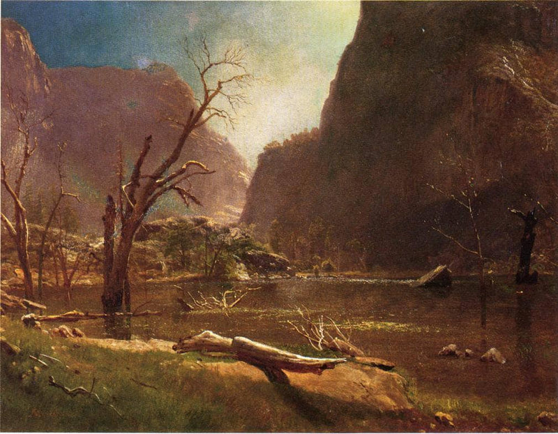 Hatch Hatchy Valley, California by Albert Bierstadt — Oil Painting Reproduction