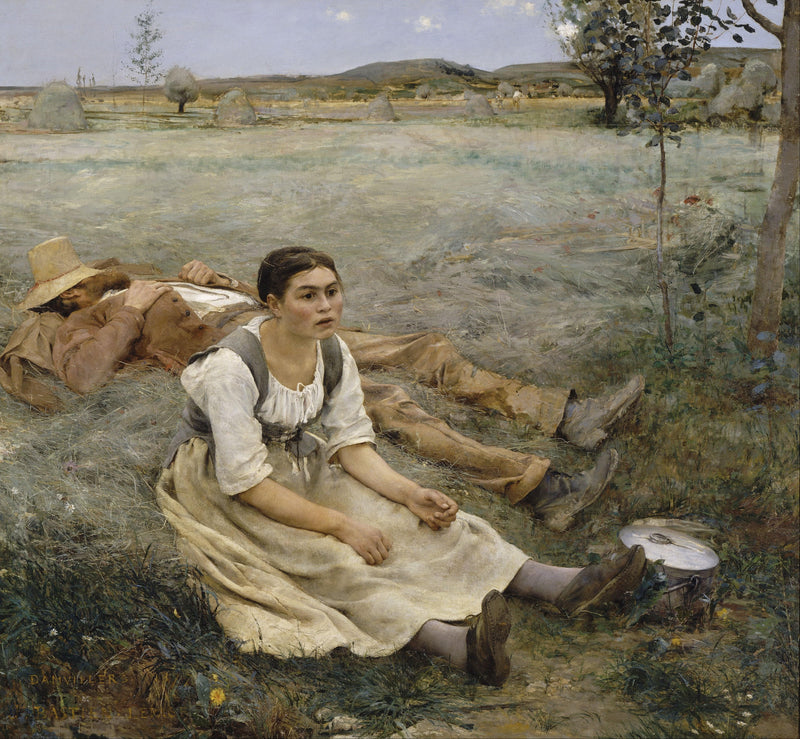 Hay Making by Jules Bastien-Lepage — Oil Painting Reproduction