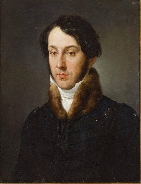 Portrait of a man by Francesco Hayez — Oil Painting Reproduction