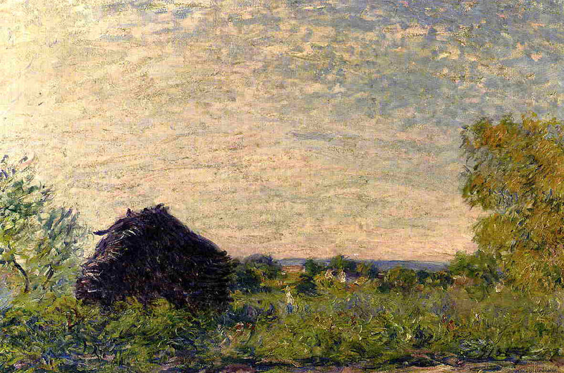 Haystack by Alfred Sisley — Oil Painting Reproduction