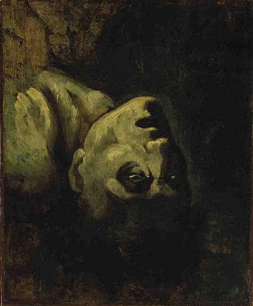 Head of a Drowned Man by Théodore Géricault — Oil Painting Reproduction