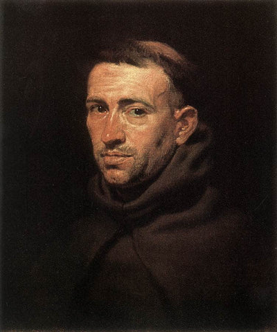 Head of a Franciscan Friar in entryway
