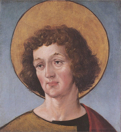 Head of a Male Saint in kitchen