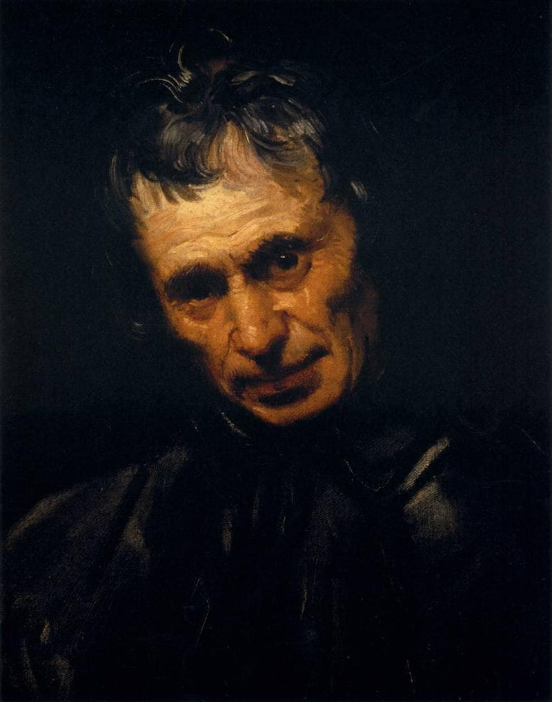 Head of a Man by Annibale Carracci — Oil Painting Reproduction