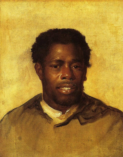 Head of a Negro in kitchen