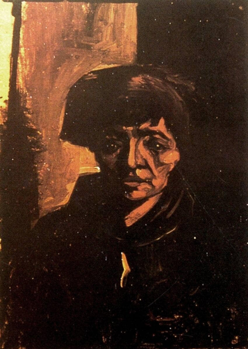 Head of a Peasant Woman by Vincent van Gogh — Oil Painting Reproduction