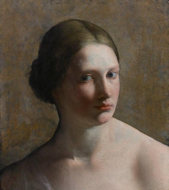 Head of a Woman by Orazio Gentileschi — Oil Painting Reproduction