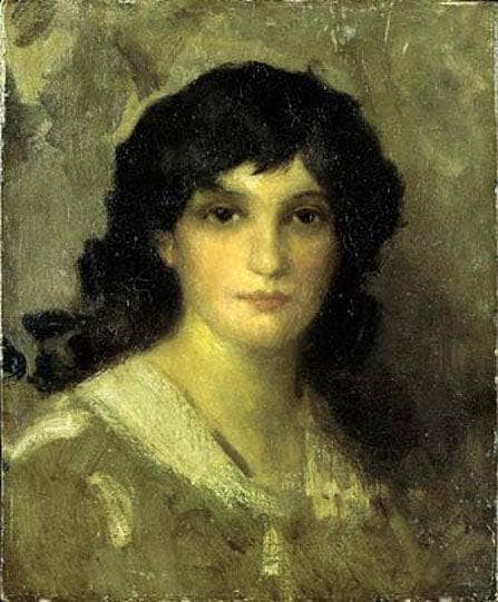 Head of a Young Woman by James McNeill Whistler — Oil Painting Reproduction