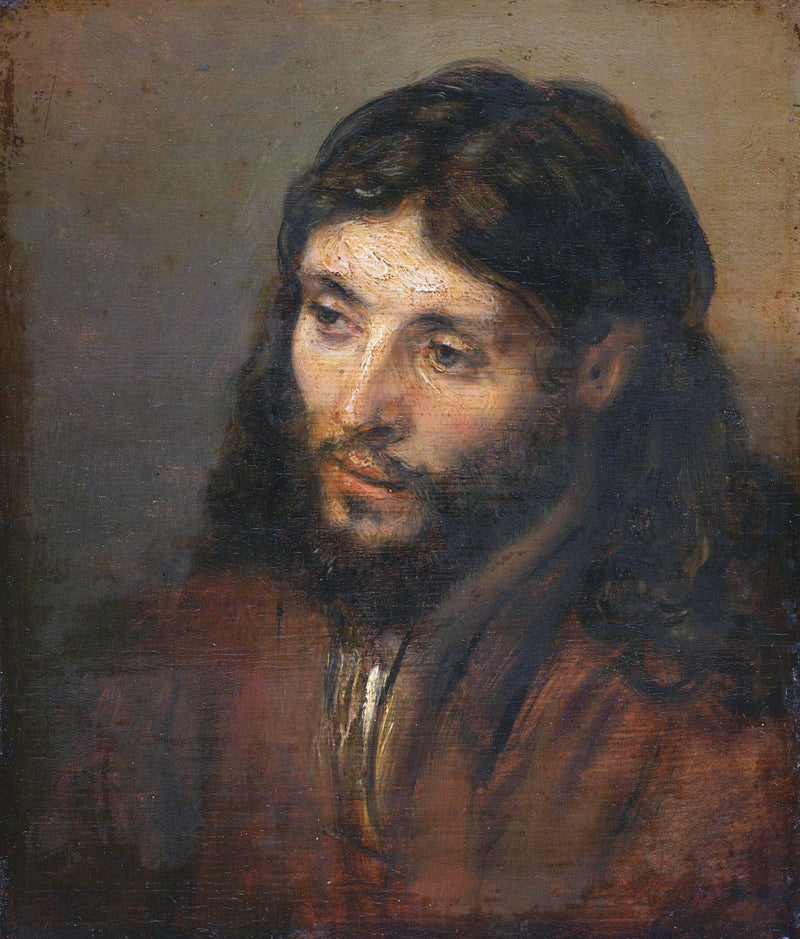 Head of Christ by Rembrandt — Oil Painting Reproduction