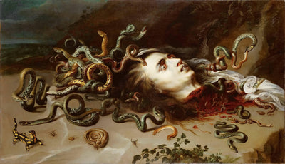 Head Of Medusa in dining room
