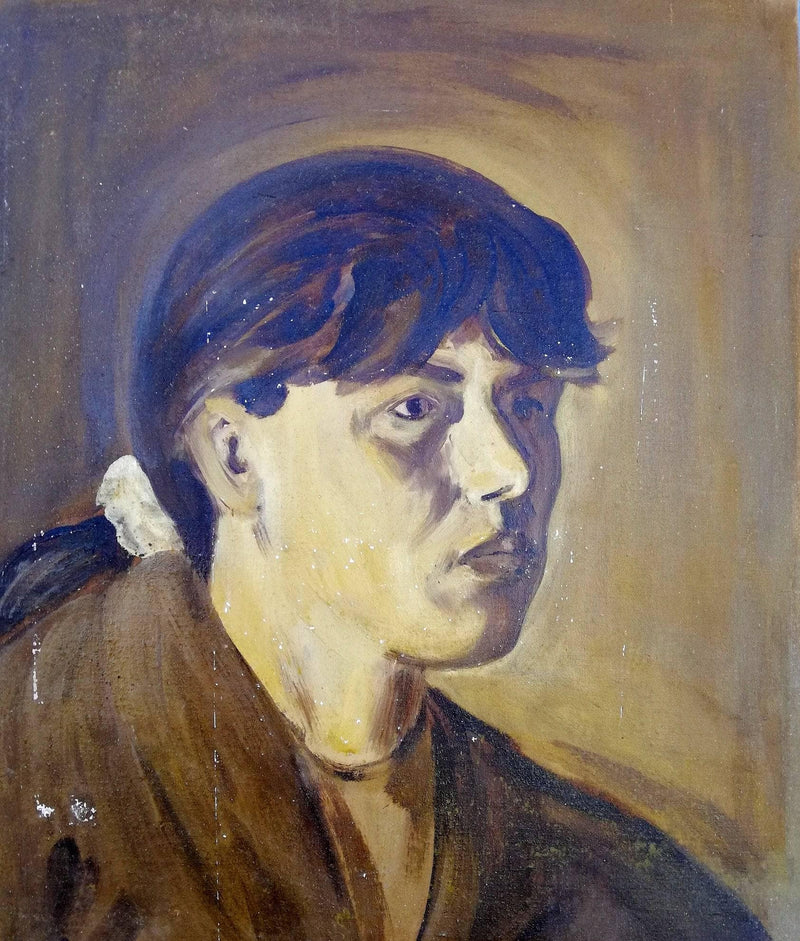 Head study (Lilian) by Alfred Freddy Krupa — Oil Painting Reproduction