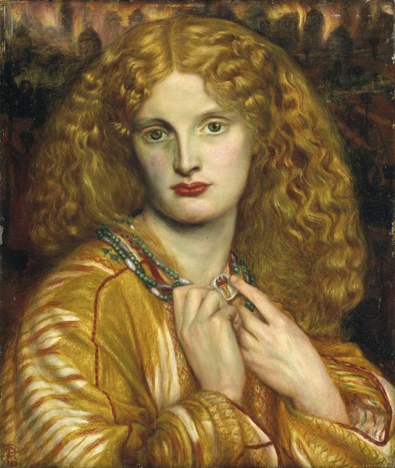 Helen of Troy by Dante Gabriel Rossetti — Oil Painting Reproduction