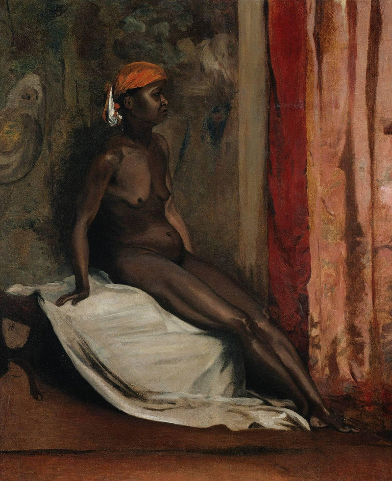 Seated African Woman by Henri Regnault — Oil Painting Reproduction