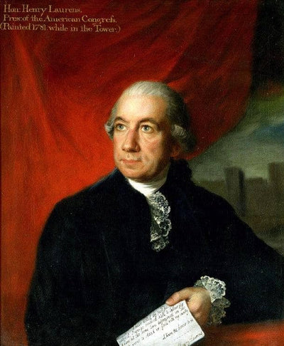 Portrait of Henry Laurens in living room