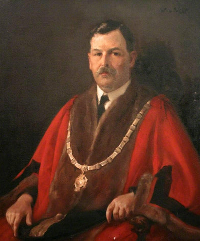 Henry Osborne Grenfell, MRCS, Mayor of Saltash in hallway