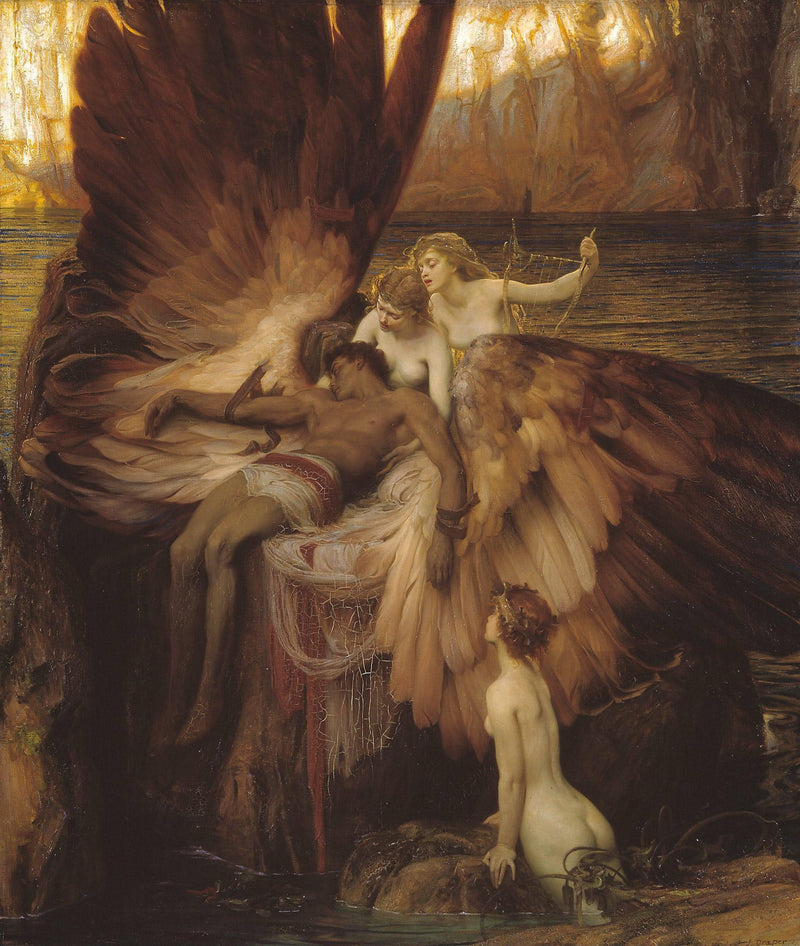 The Lament for Icarus by Herbert James Draper — Oil Painting Reproduction