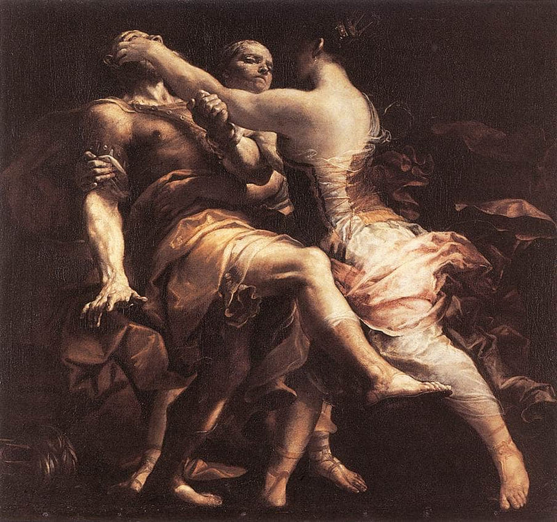 Hecuba Blinding Polymnestor by Giuseppe Maria Crespi — Oil Painting Reproduction