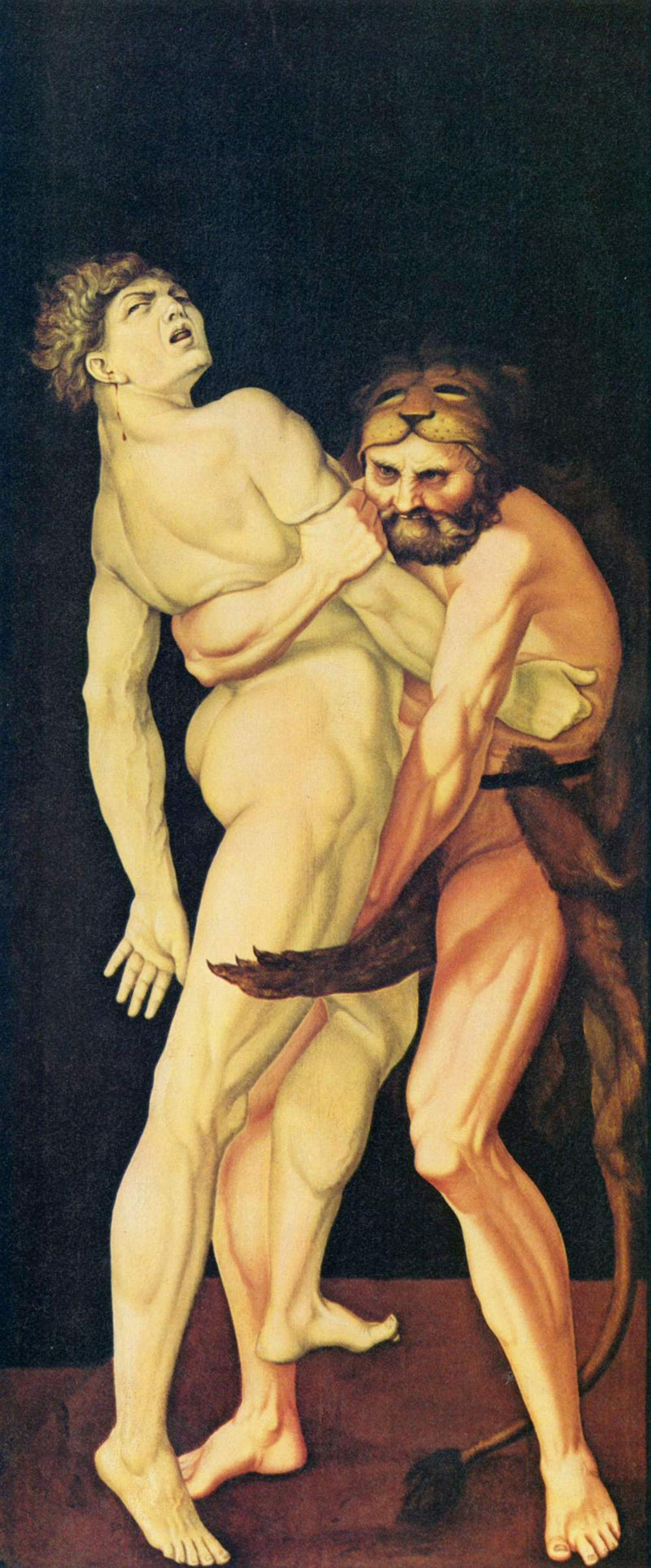 Hercules and Antaeus by Hans Baldung, Oil Painting Reproduction