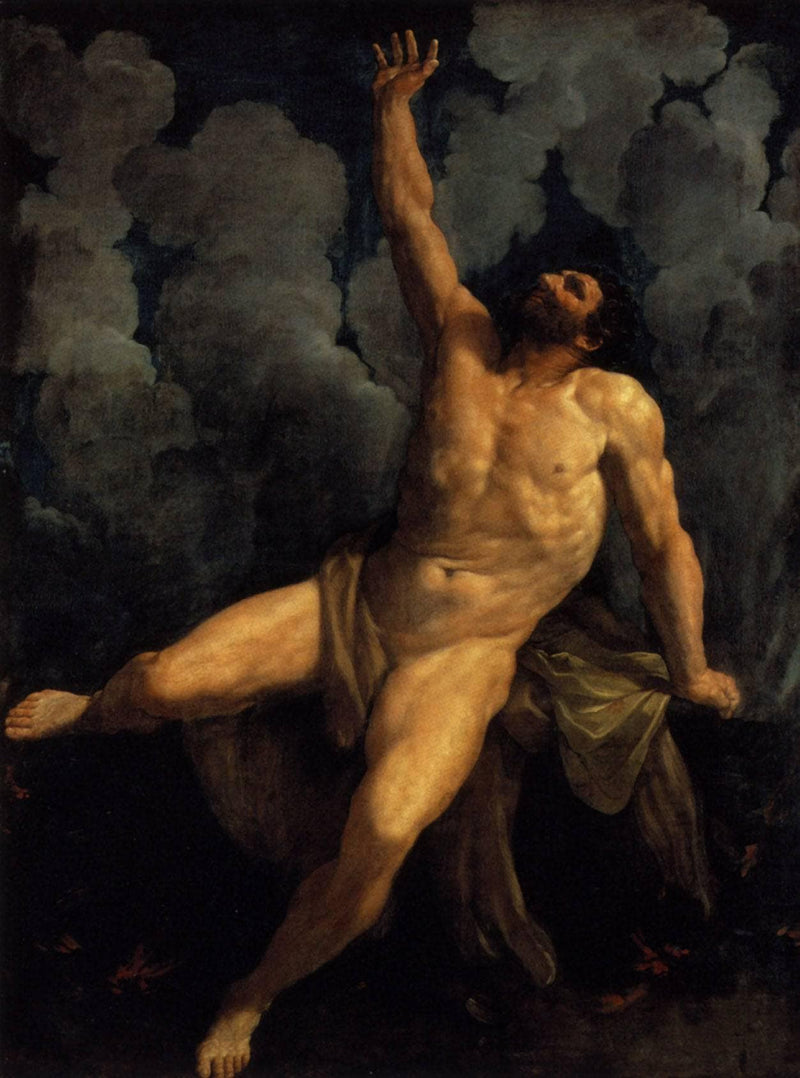 Hercules on the Pyre by Guido Reni — Oil Painting Reproduction