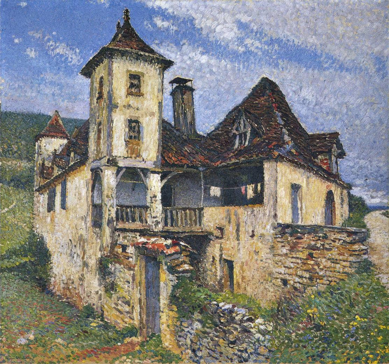 Herm's house by Henri Martin — Oil Painting Reproduction