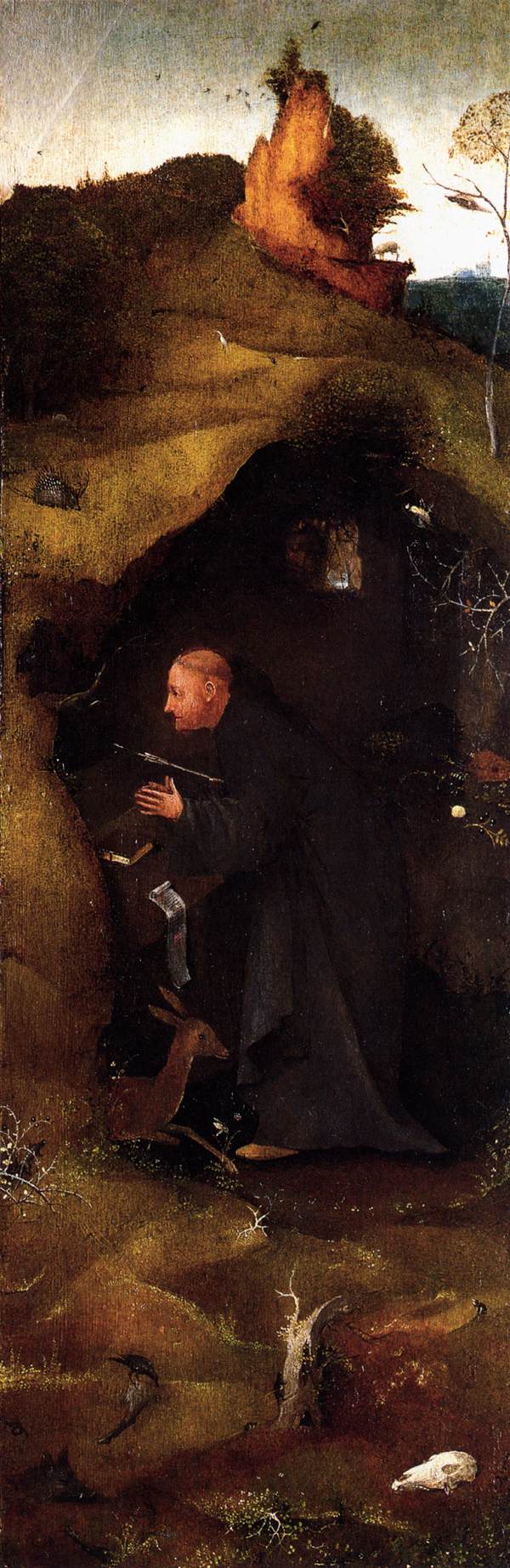 Hermit Saints Triptych (right panel) by Hieronymus Bosch, Oil Painting Reproduction