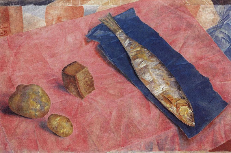 Herring by Kuzma Petrov-Vodkin — Oil Painting Reproduction