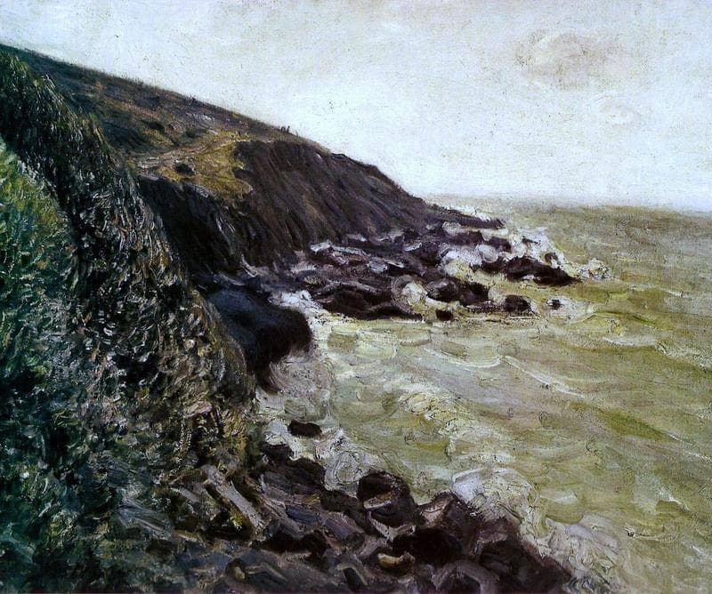 High wind by Alfred Sisley — Oil Painting Reproduction