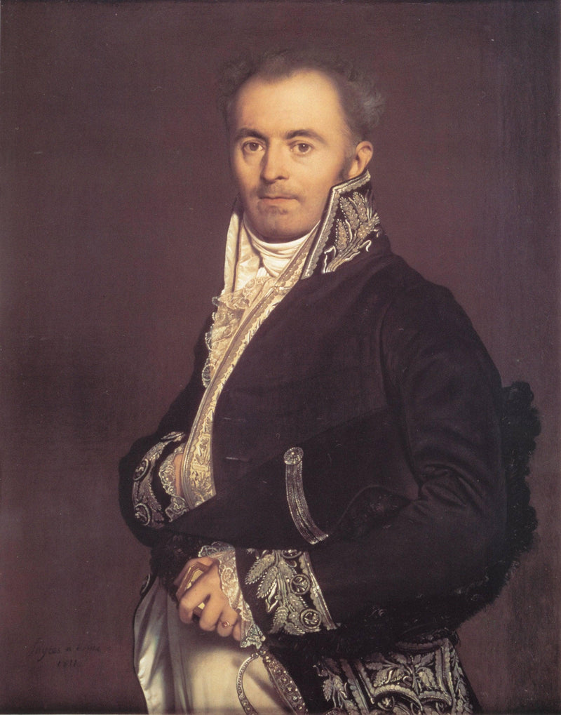 Hippolyte-François Devillers by Jean Auguste Dominique Ingres — Oil Painting Reproduction