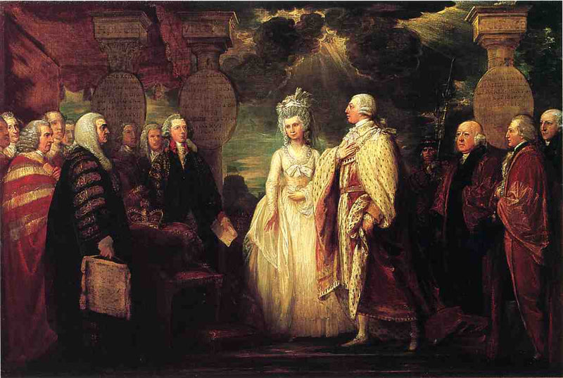 His Majesty George III Resuming Power by Benjamin West — Oil Painting Reproduction