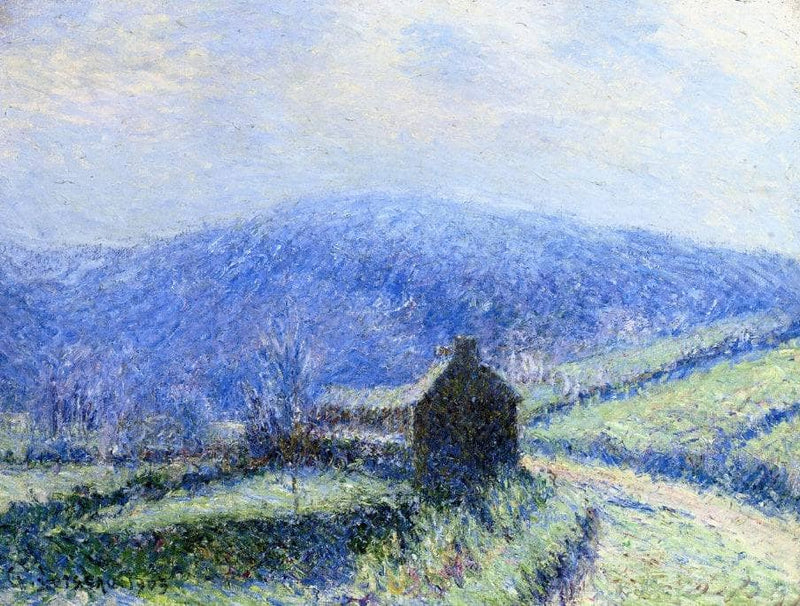 Hoarfrost at Huelgoat, Finistere by Gustave Loiseau — Oil Painting Reproduction