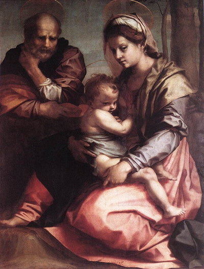 Holy Family (Barberini) in master bedroom