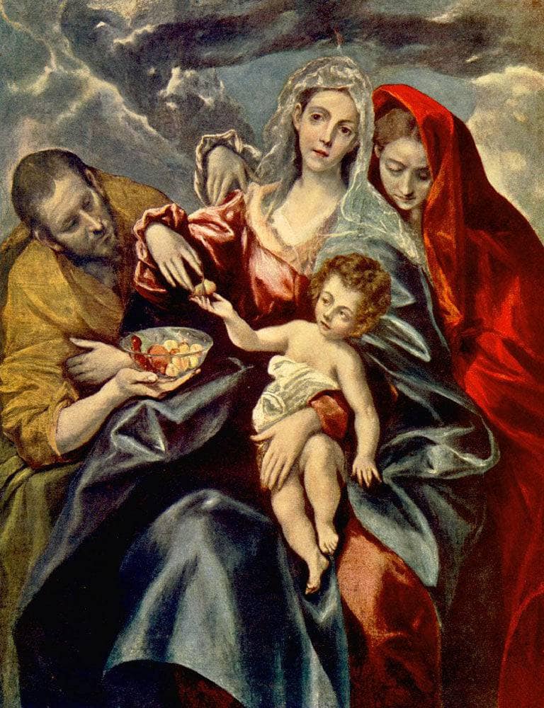 Holy Family by El Greco — Oil Painting Reproduction