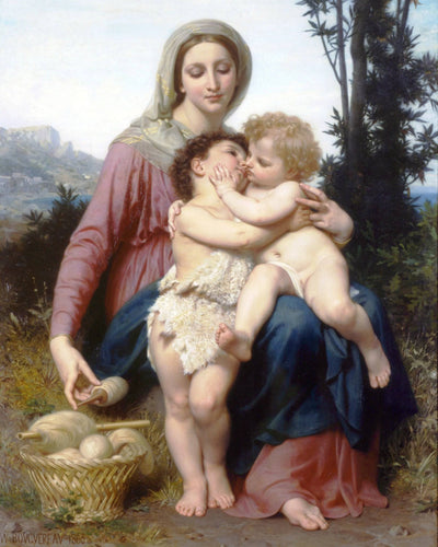 Holy family in dining room