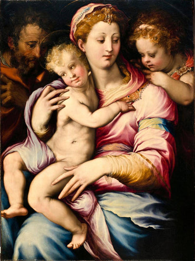 Holy Family with Saint John the Baptist in apartment
