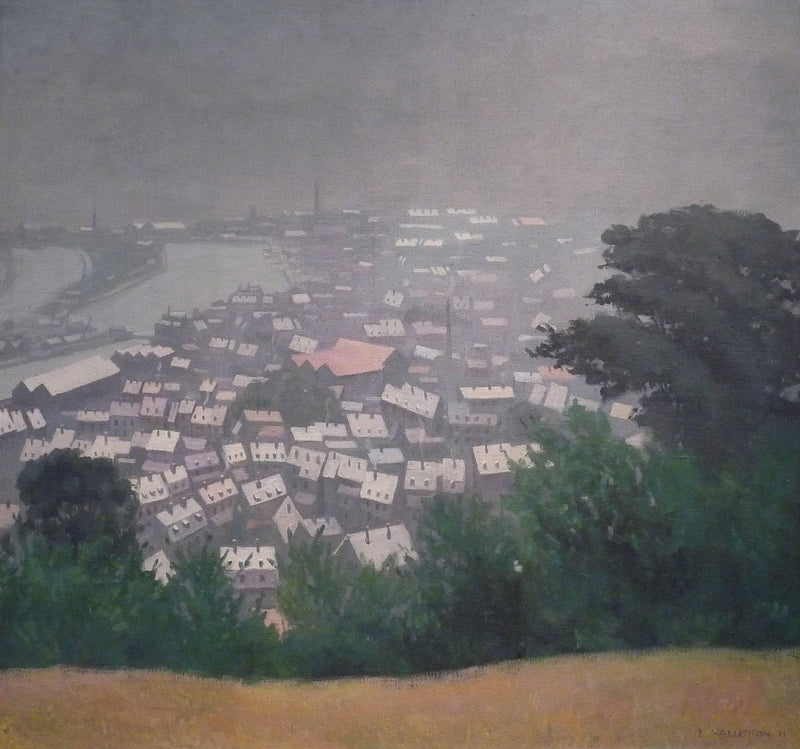 Honfleur in the mist by Felix Vallotton — Oil Painting Reproduction
