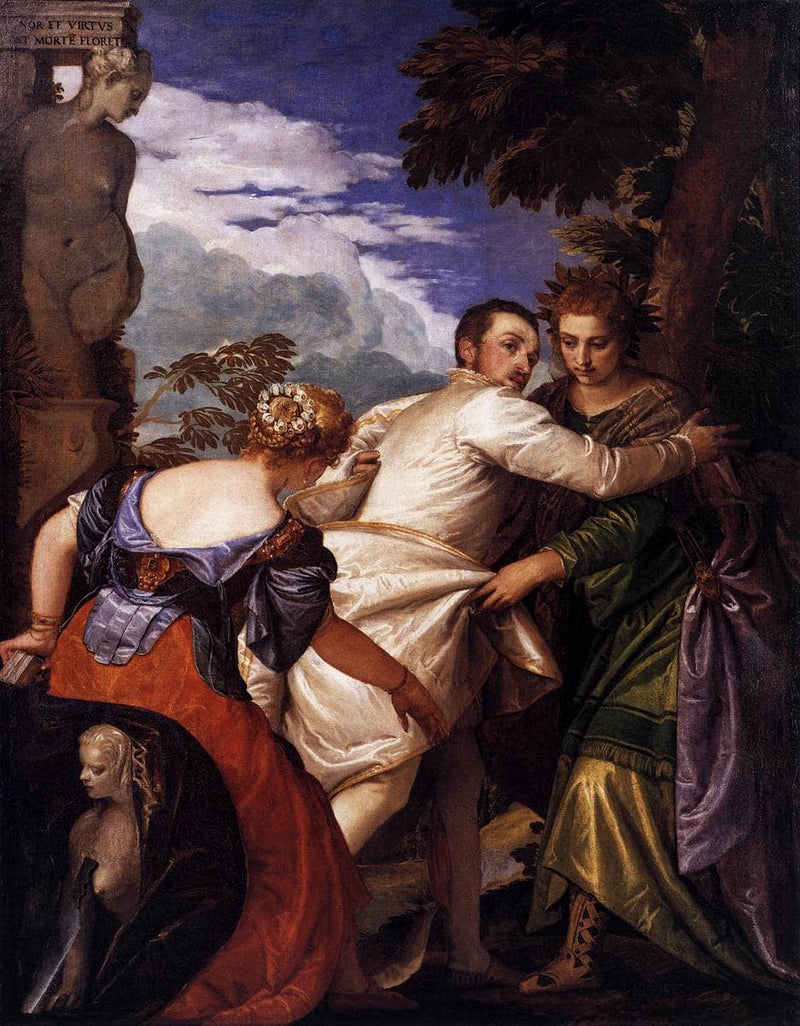 Honor and power after the death of flourishes by Paolo Veronese — Oil Painting Reproduction