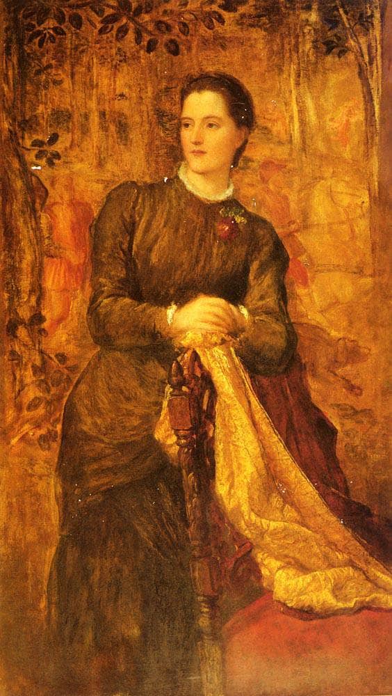 Honourable Mary Baring, Later Marchioness Of Northampton by George Frederick Watts — Oil Painting Reproduction
