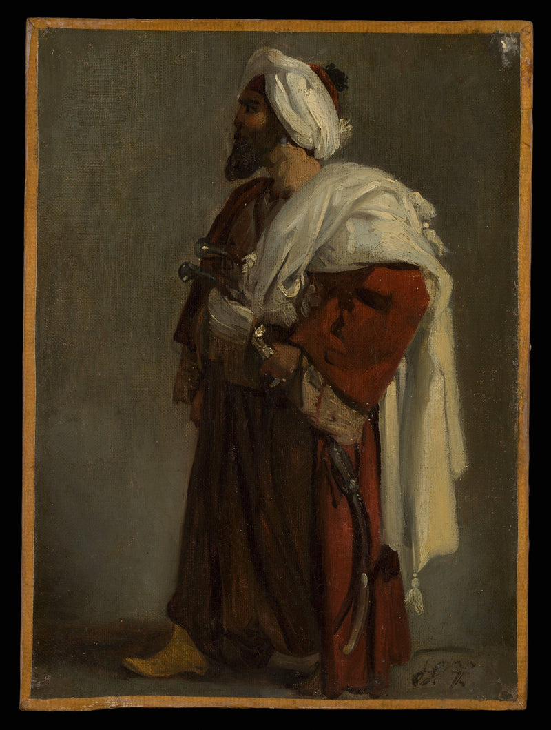 Arab warrior by Horace Vernet — Oil Painting Reproduction