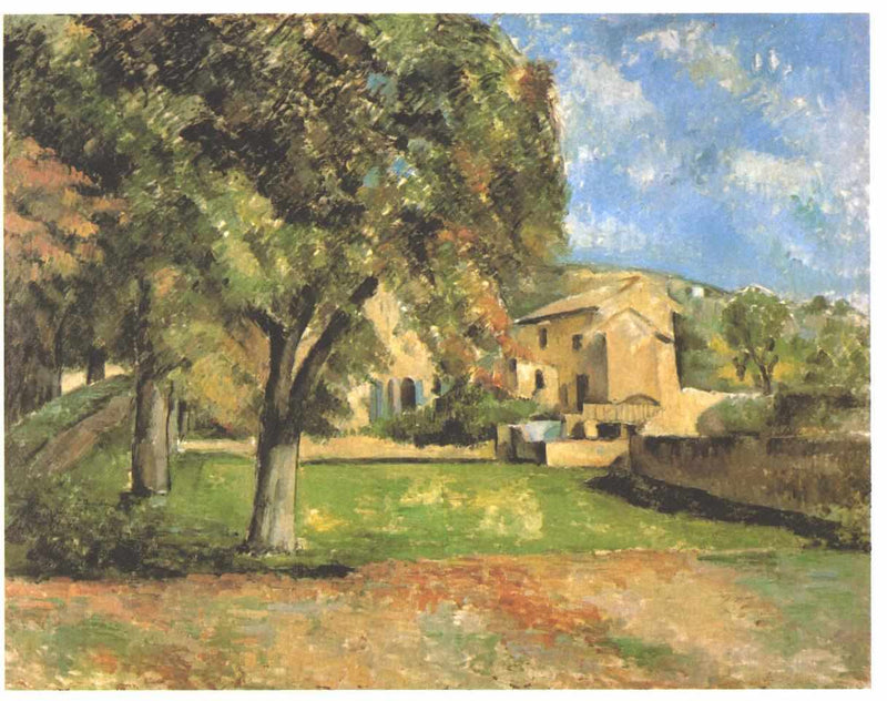 Horse-chestnut-trees in Jas de Bouffan by Paul Cezanne — Oil Painting Reproduction