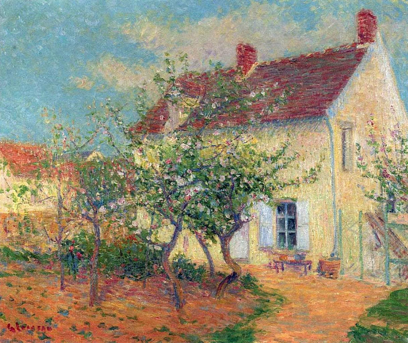 House in the Country by Gustave Loiseau — Oil Painting Reproduction