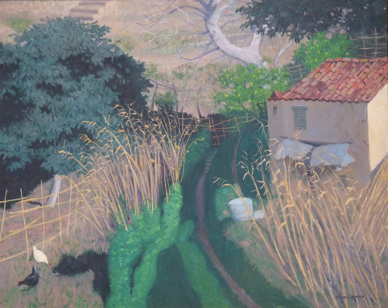 Houses and reeds by Felix Vallotton — Oil Painting Reproduction