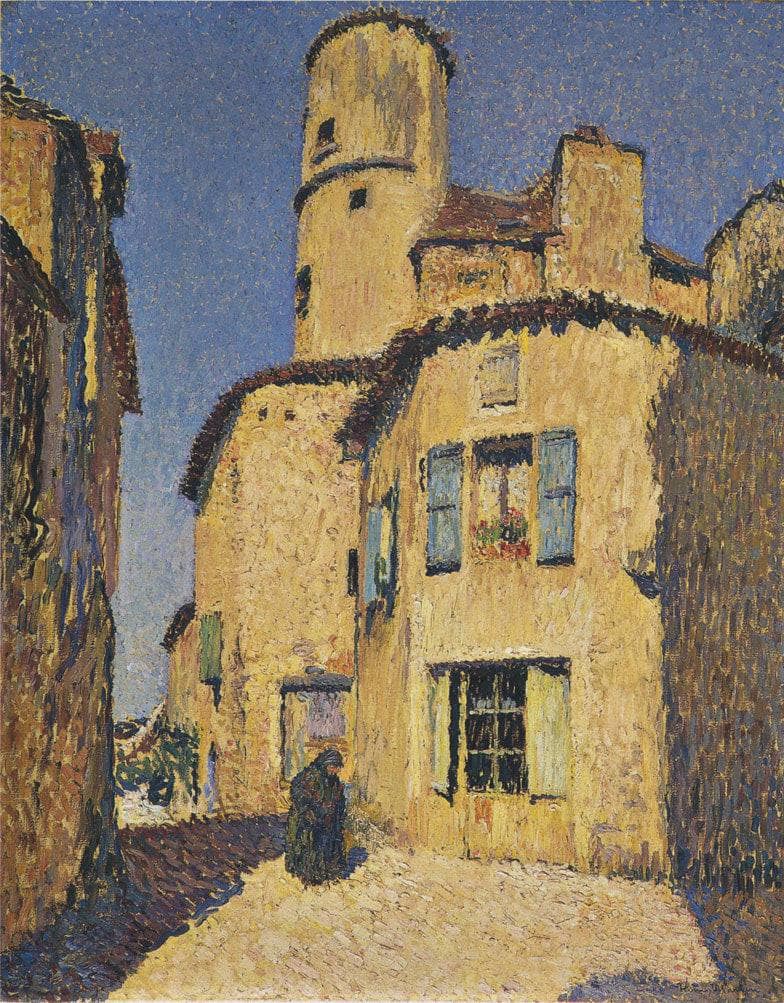 Houses for Gigouzac by Henri Martin — Oil Painting Reproduction