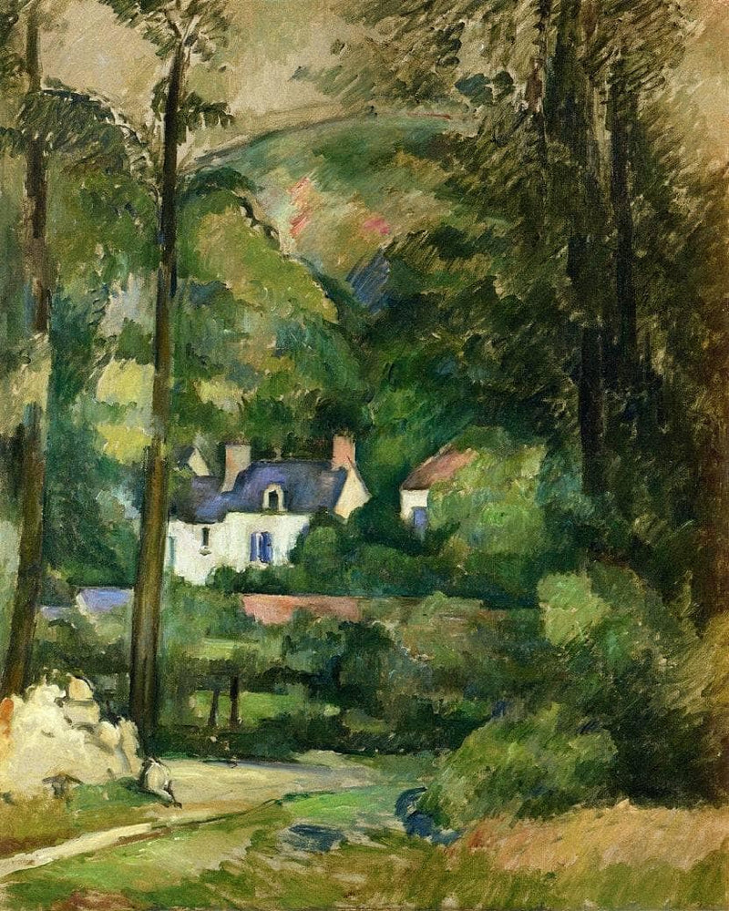 Houses in the Greenery by Paul Cezanne — Oil Painting Reproduction