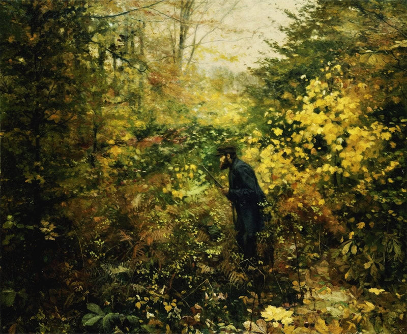 Hunter by Hans Andersen Brendekilde — Oil Painting Reproduction