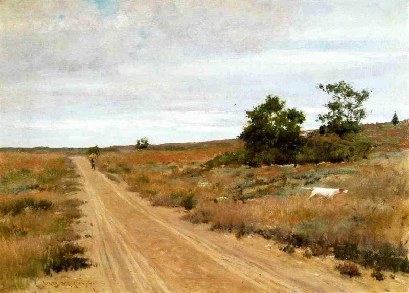 Hunting Game in Shinnecock Hills by William Merritt Chase — Oil Painting Reproduction